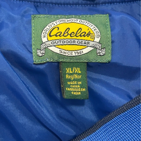 Cabela's Royal Blue Pullover Jacket - Picture 4 of 5